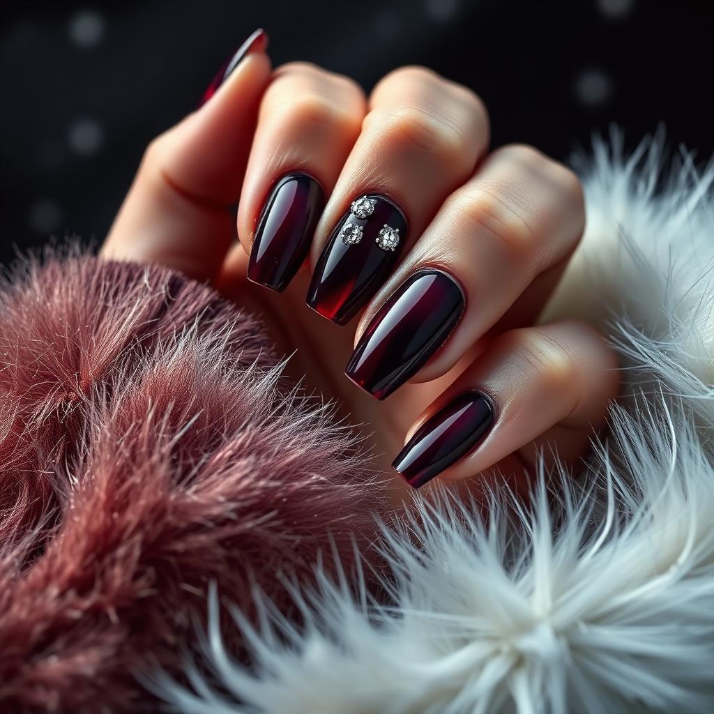 Sapphire Cat Eye — Cat Eye manicure